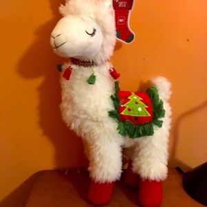 Holiday Christmas Llama Plush